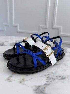 NWT - Marni Fussbett Sandal - Blue Multi💙